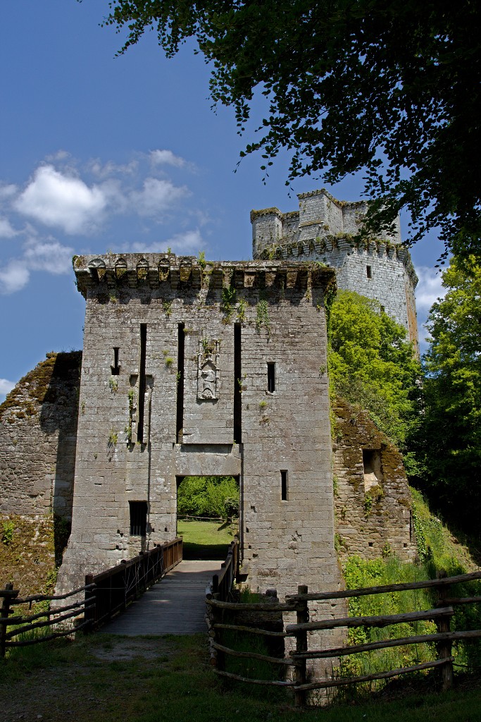 chateau de largoet tours d'elven kasteel hdr elven frankrijk france bretagne morbihan forteresse